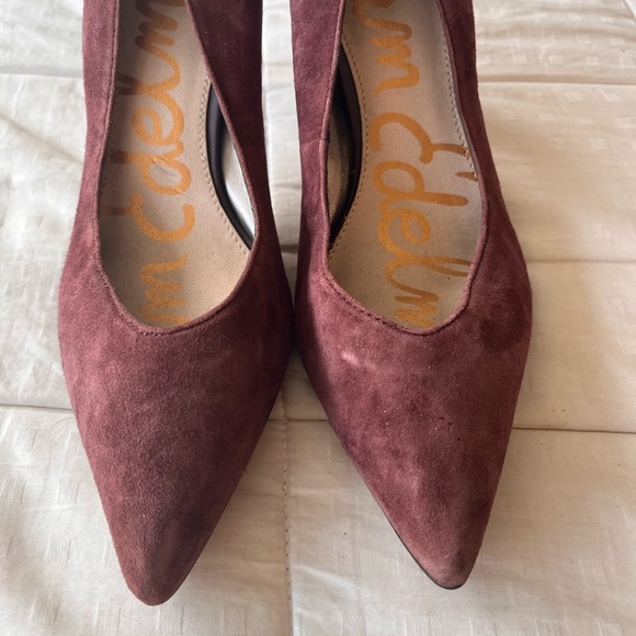 Sam Edelman Orella Suede Leather Pointed Toe Pump 7.5 - Picture 5 of 14